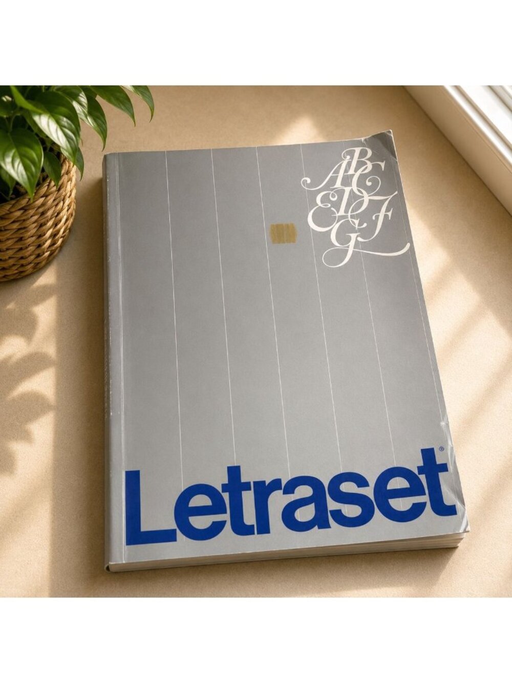 Letraset 1985 Product Manual Gray Cover Instant Lettering Graphic Supplies